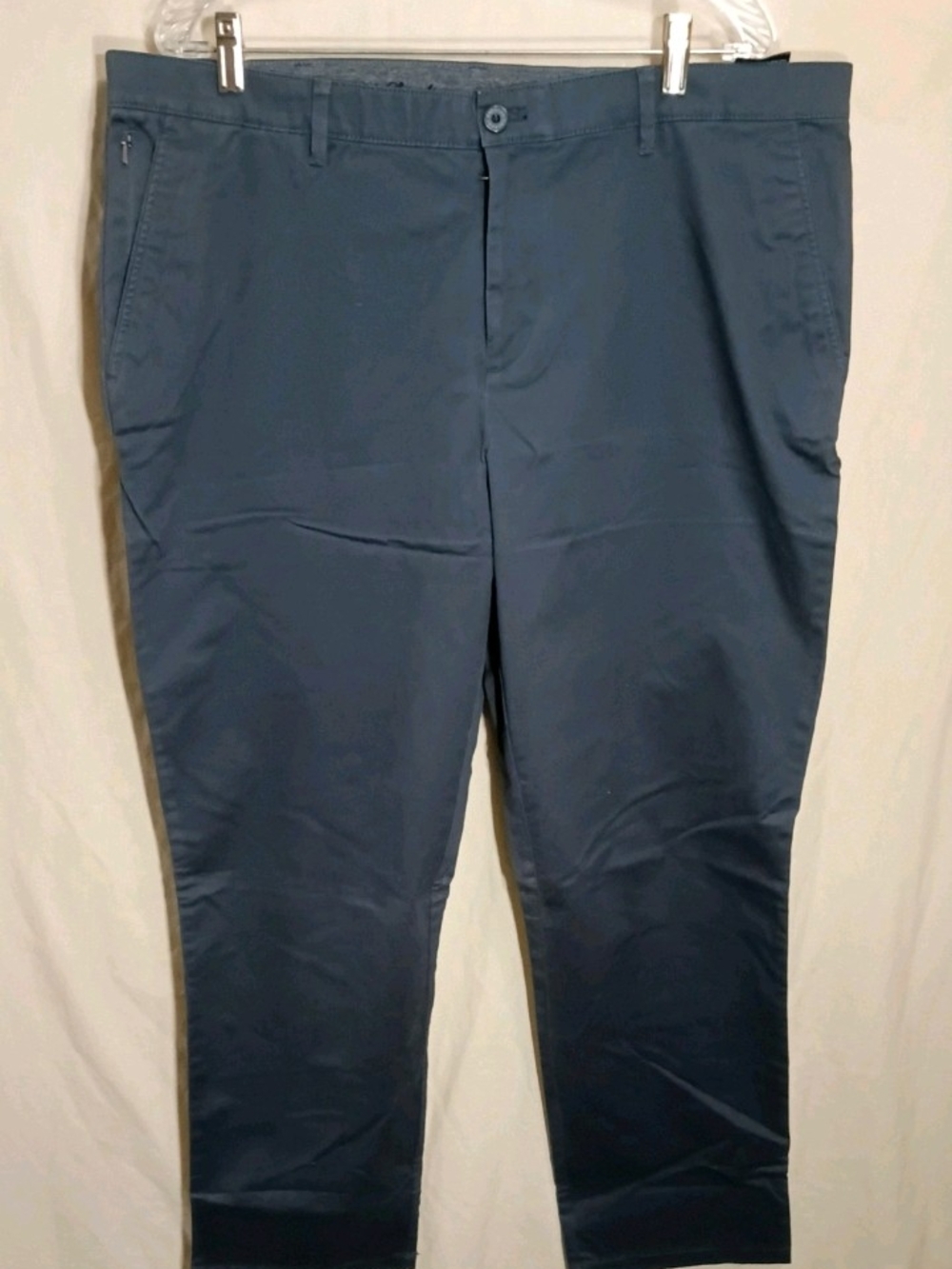 English Laundry Pants Comfort Chino Mens 40x32 Blue Straight Leg FLex Waist NWT